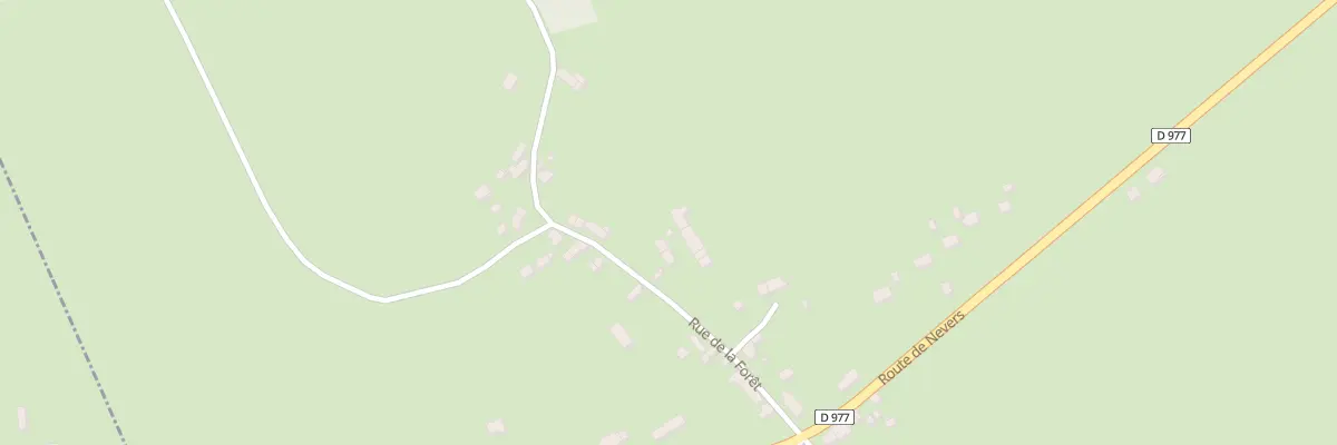 Plan du 12 Rue de la Forêt à Prémery