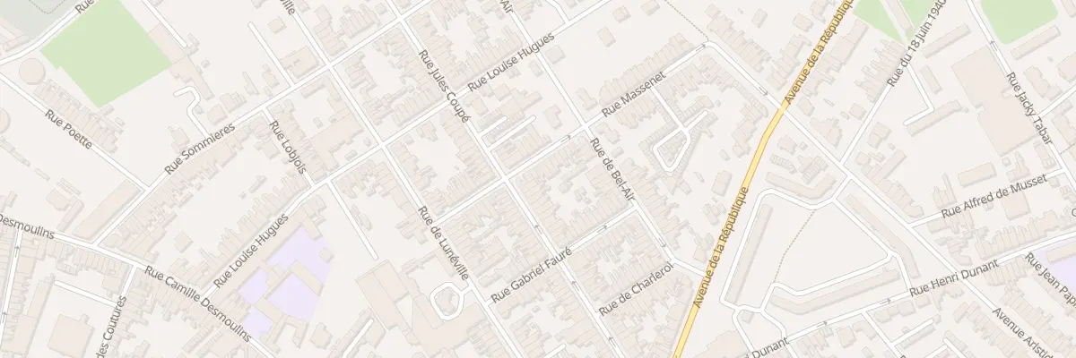 Plan du 16 Rue Massenet à Saint-Quentin