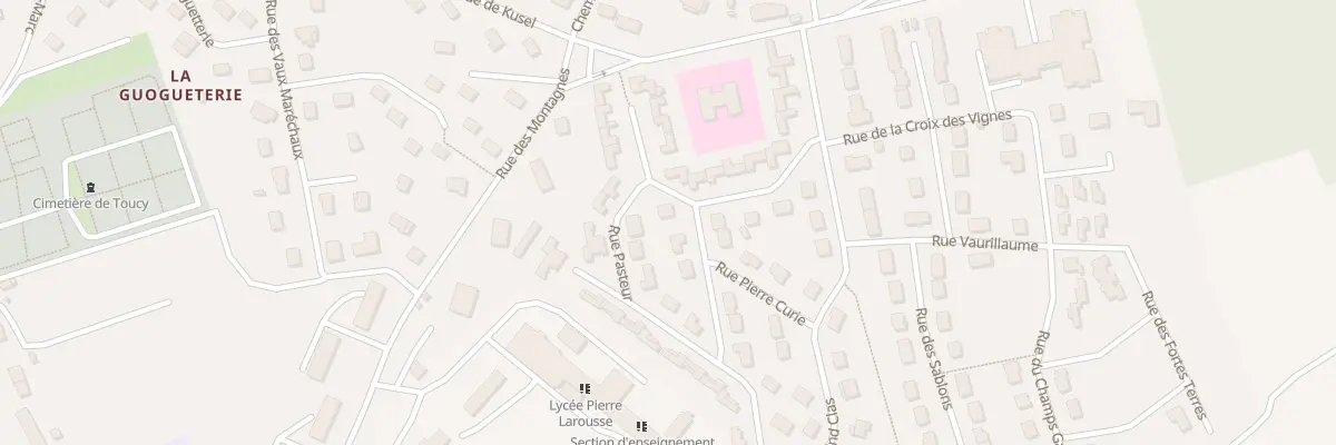 Plan du 9 Rue Marie Noël à Toucy
