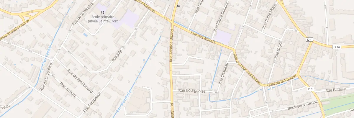 Plan du 17 Rue Aristide Briand à Provins