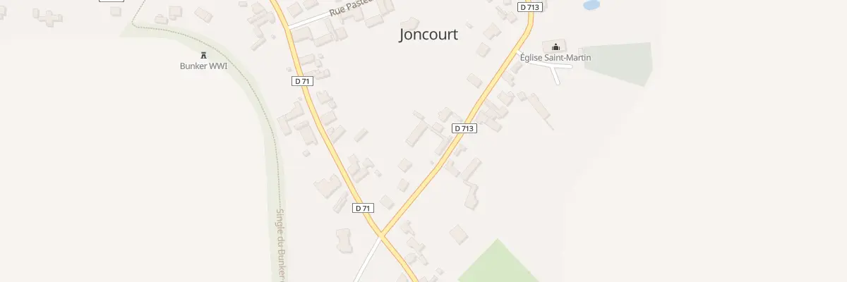 Plan du 12 Grand Rue à Joncourt