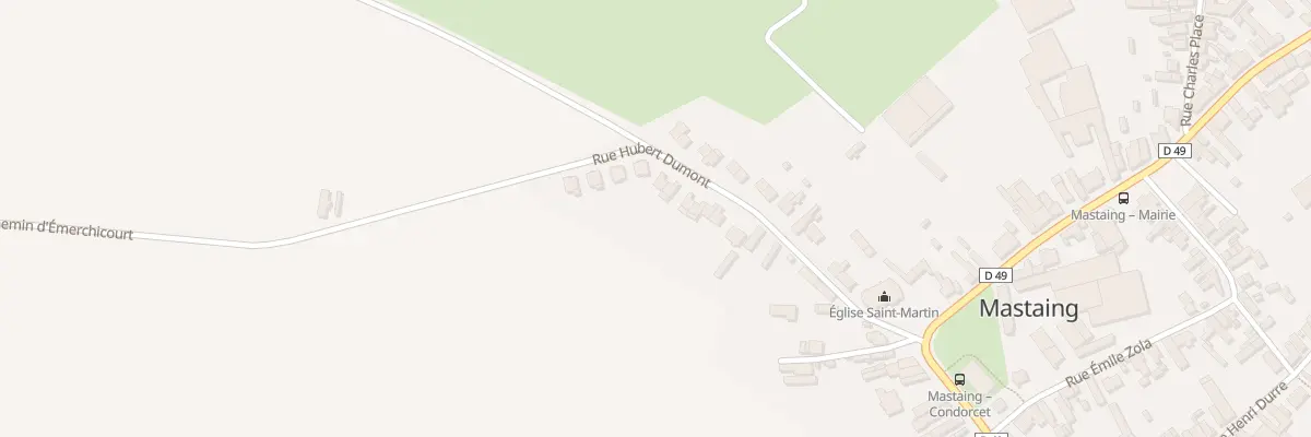 Plan du 17 Rue Hubert Dumont à Mastaing