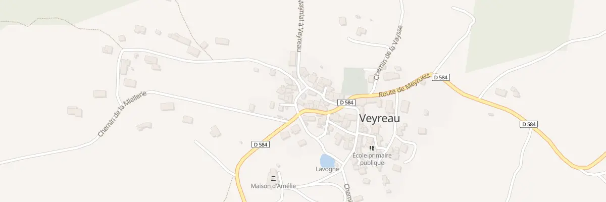 Plan du 5020 Veyreau à Veyreau