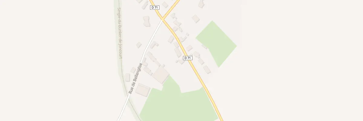 Plan du 22 Rue des Buttes à Joncourt