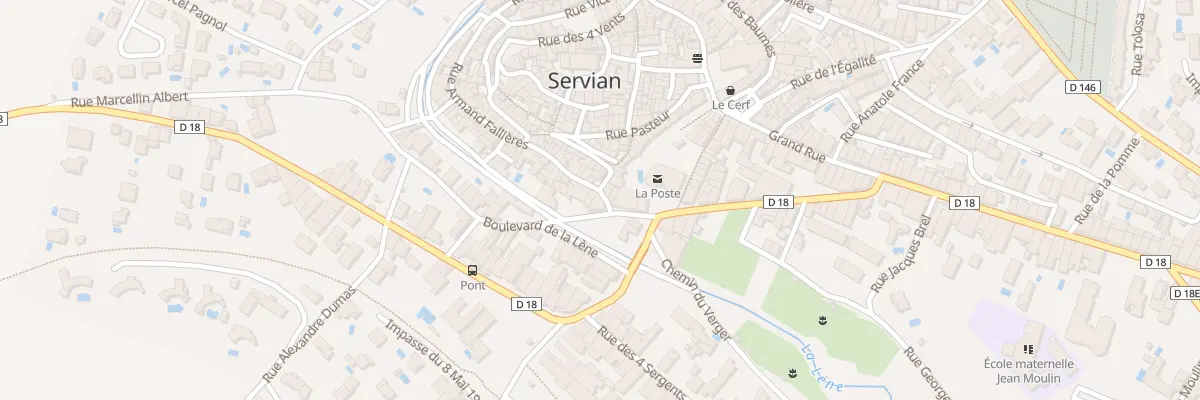 Plan du 5B Rue Armand Fallières à Servian