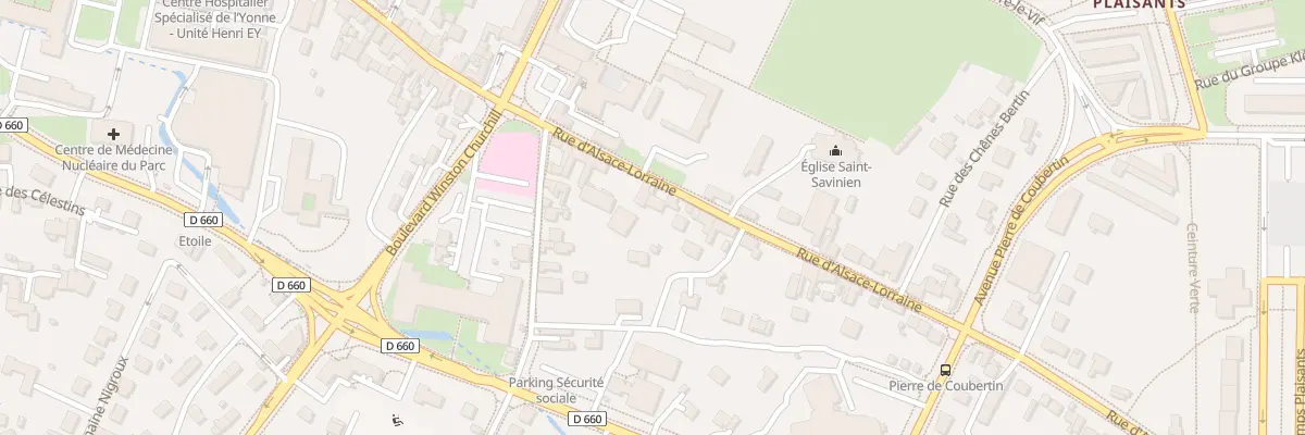 Plan du 142 Rue d’Alsace-lorraine à Sens