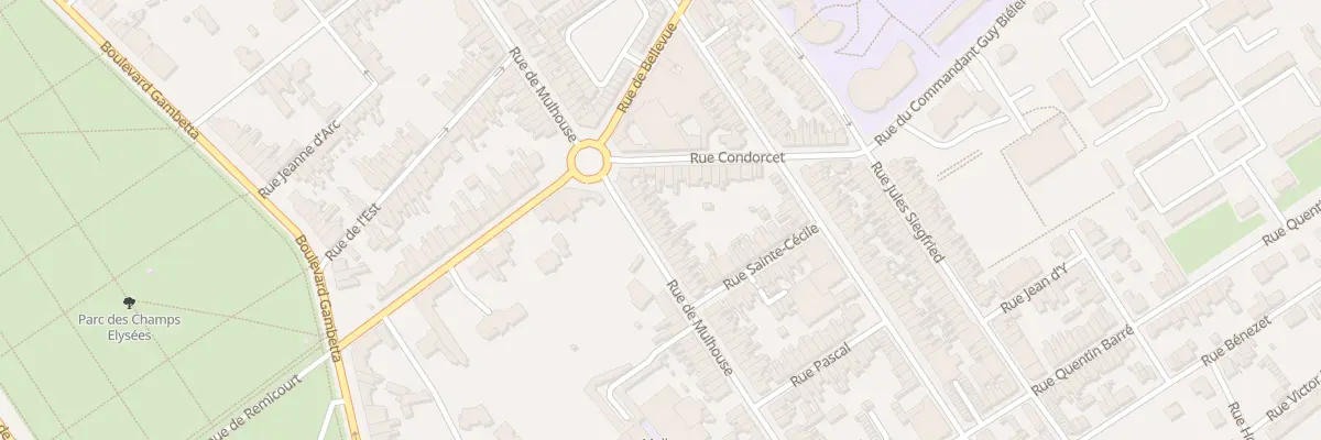 Plan du 57 Rue de Mulhouse à Saint-Quentin