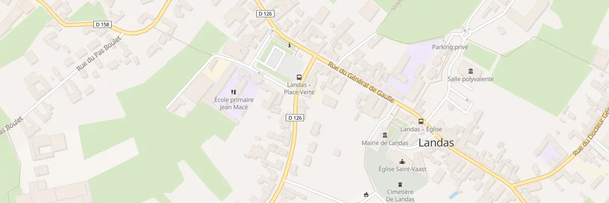Plan du 67 Rue du Marechal Leclerc à Landas
