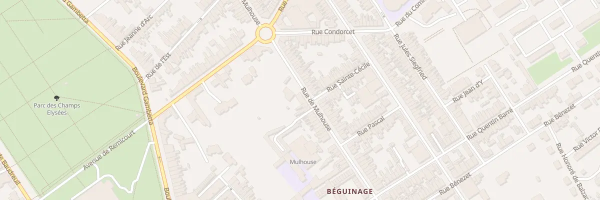 Plan du 94 Rue de Mulhouse à Saint-Quentin