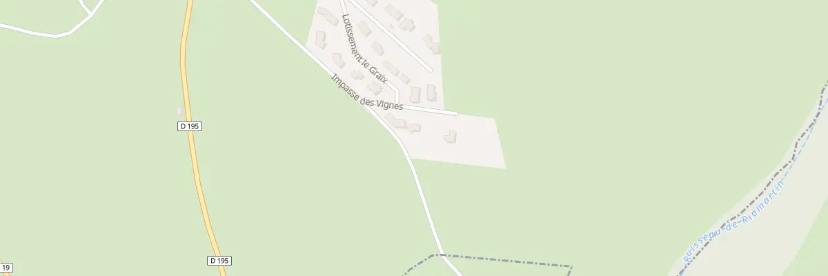 Plan du 5000 Le Graix à Saint-Géron