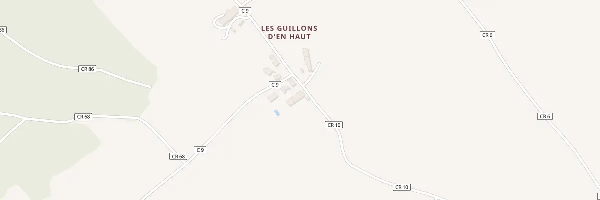 Plan du 119 Les Guillons d’En Haut à Lainsecq