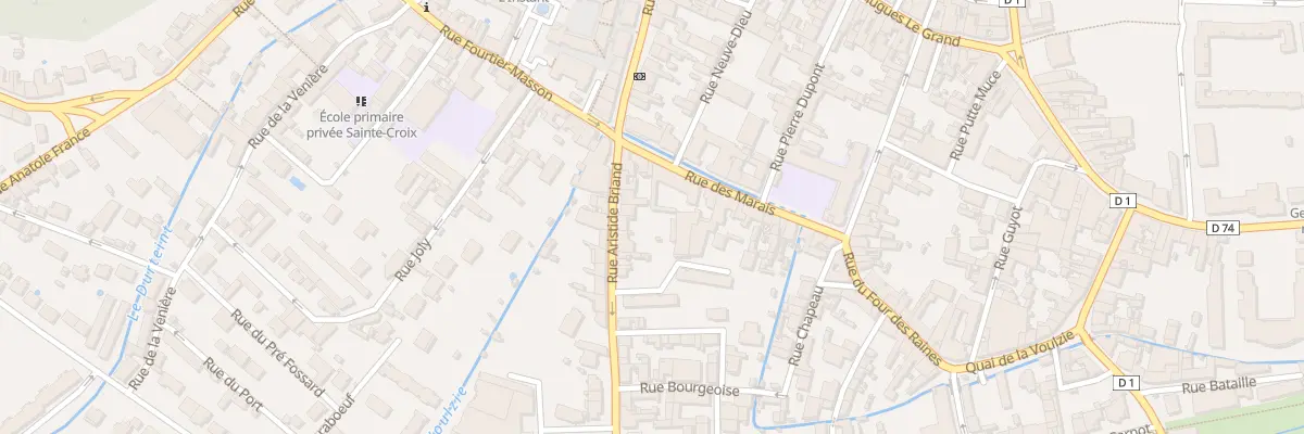 Plan du 7 Rue Aristide Briand à Provins