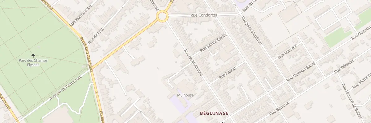 Plan du 96 Rue de Mulhouse à Saint-Quentin