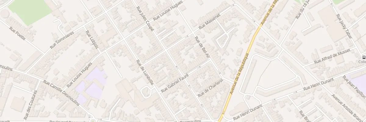 Plan du 42 Rue Jules Coupé à Saint-Quentin