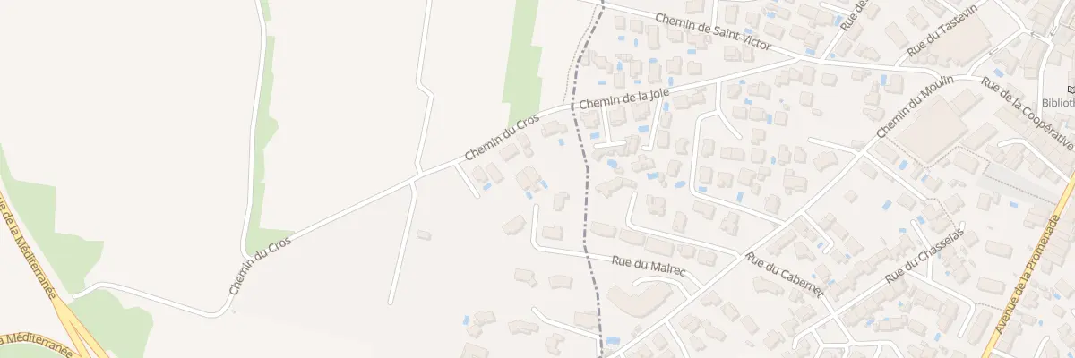 Plan du 5 Imp du Malrec à Villeneuve-lès-Béziers
