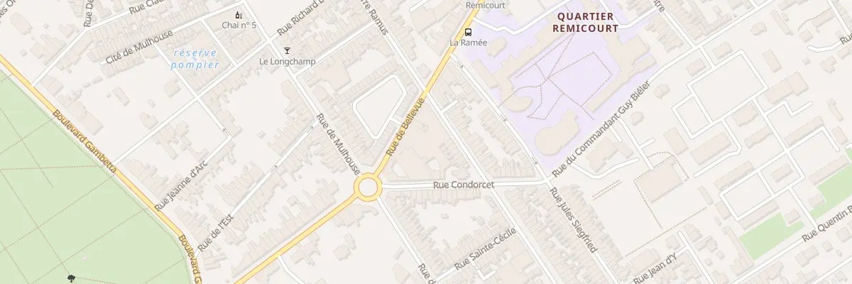 Plan du 14 Rue de Bellevue à Saint-Quentin