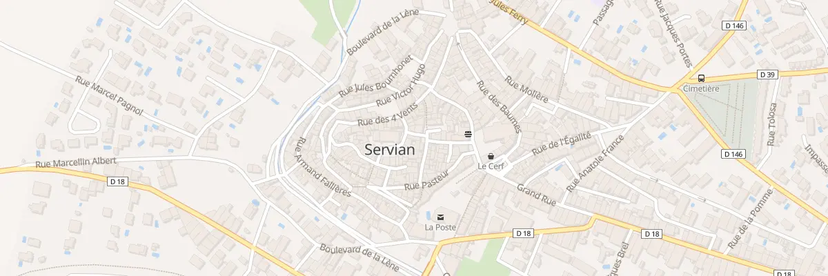 Plan du 23 Rue Charles Reboul à Servian