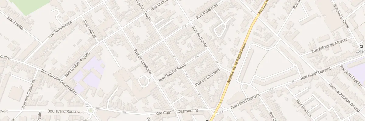 Plan du 34 Rue Jules Coupé à Saint-Quentin
