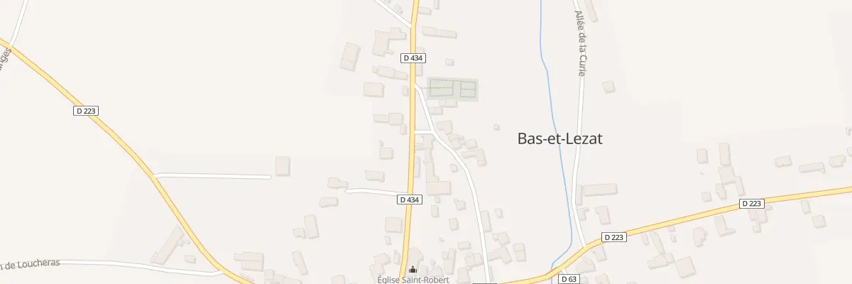 Plan du 8 All des Marronniers à Bas-et-Lezat