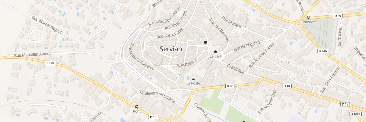 Plan du 3 Rue Charles Reboul à Servian