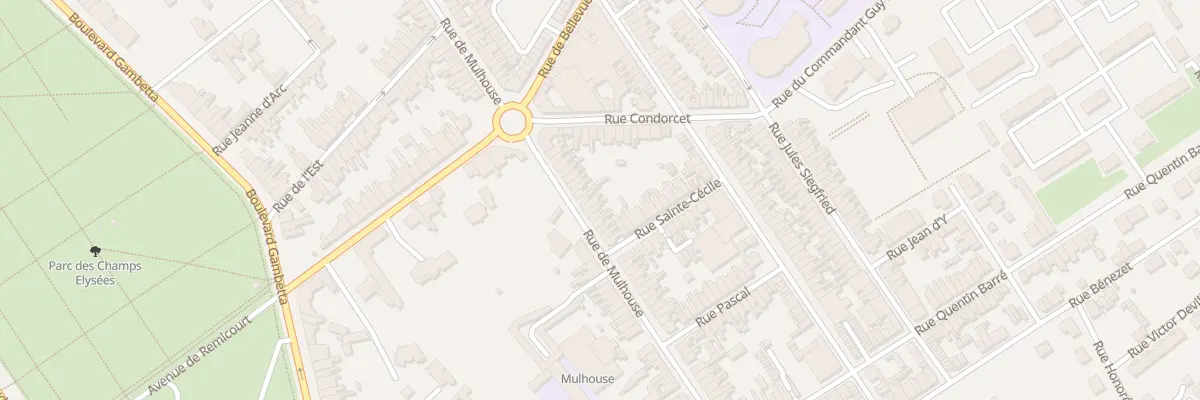 Plan du 67 Rue de Mulhouse à Saint-Quentin