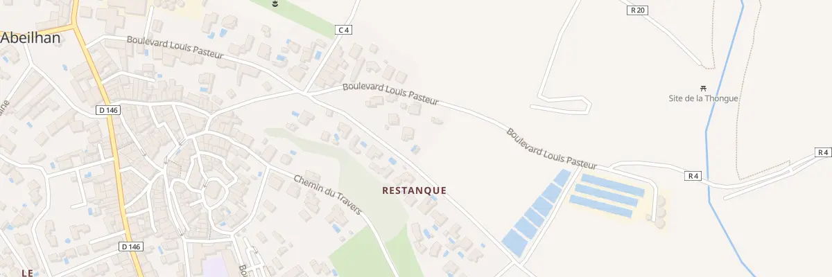 Plan du 1B Rue de Pouzac à Abeilhan