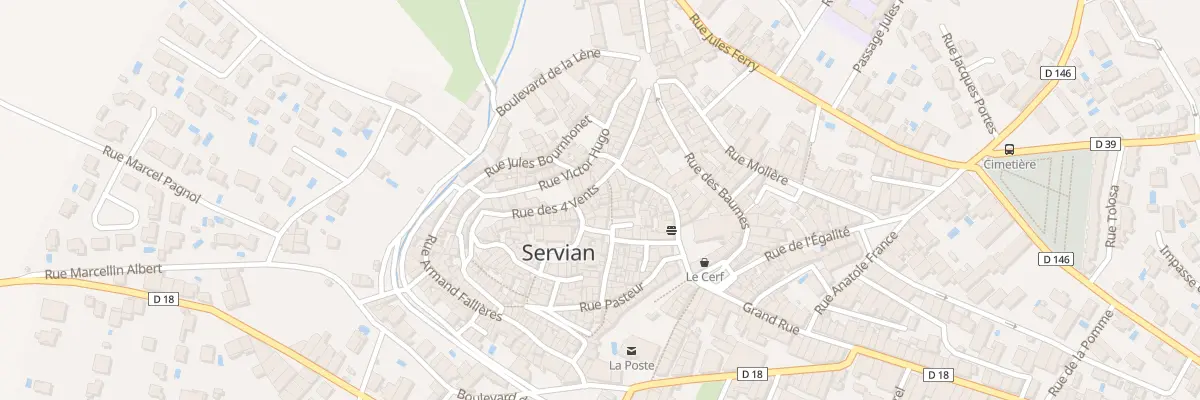 Plan du 31 Rue Charles Reboul à Servian