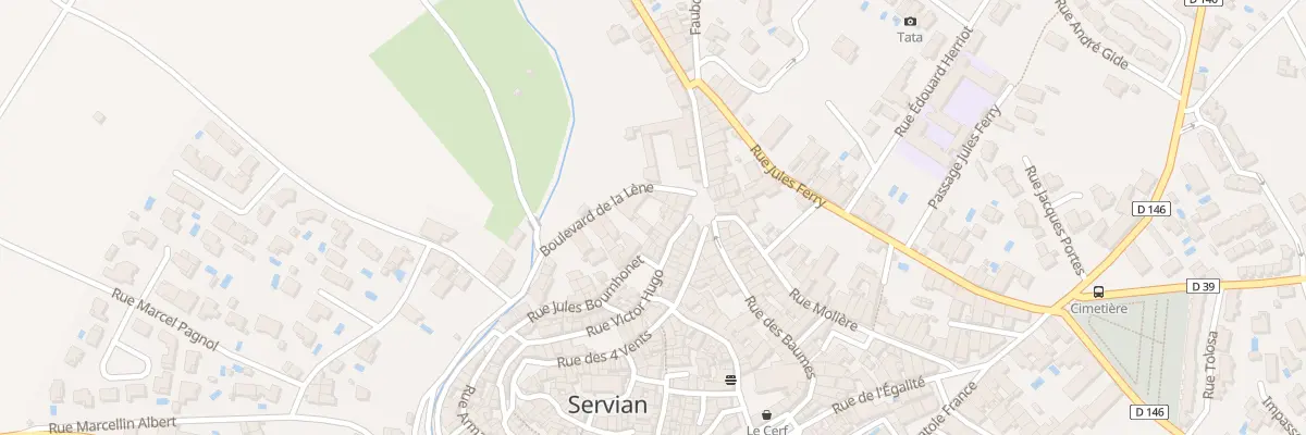 Plan du 35 Rue Jules Bournhonet à Servian