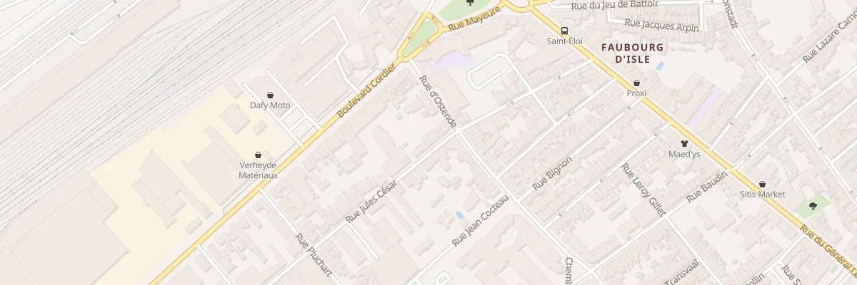 Plan du 44 Rue Jules César à Saint-Quentin