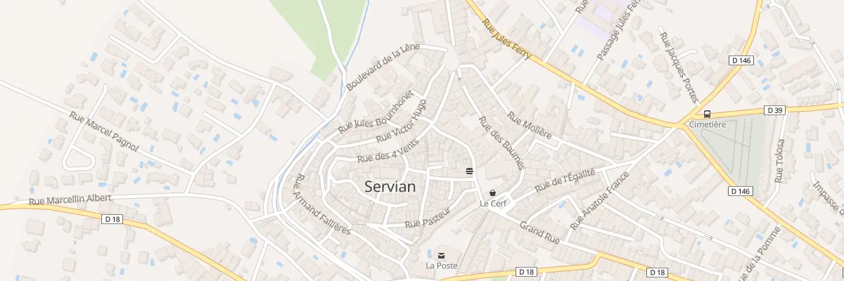 Plan du 35 Rue Charles Reboul à Servian