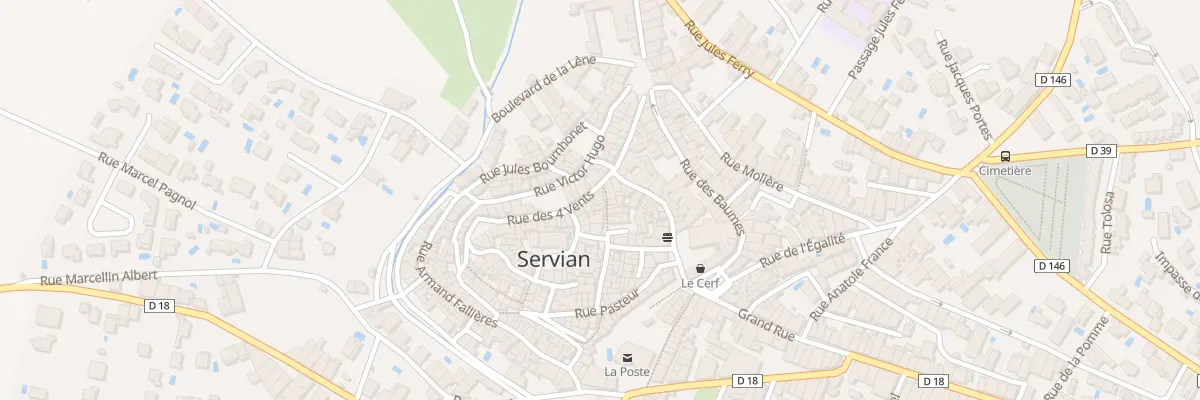 Plan du 33B Rue Charles Reboul à Servian