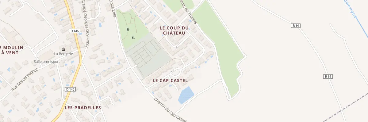 Plan du 12 Rue Pierre Ronsard à Abeilhan