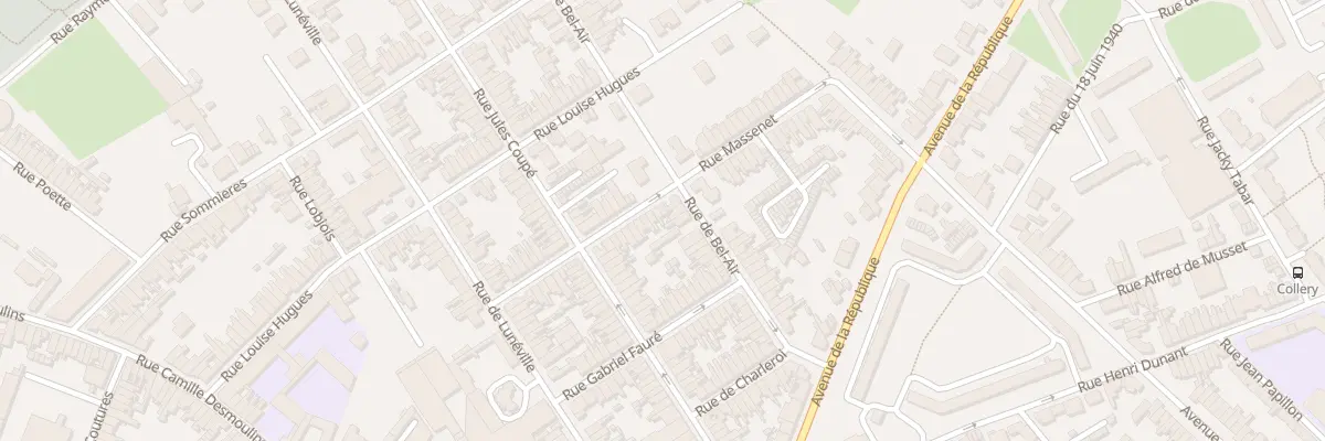 Plan du 30 Rue Massenet à Saint-Quentin