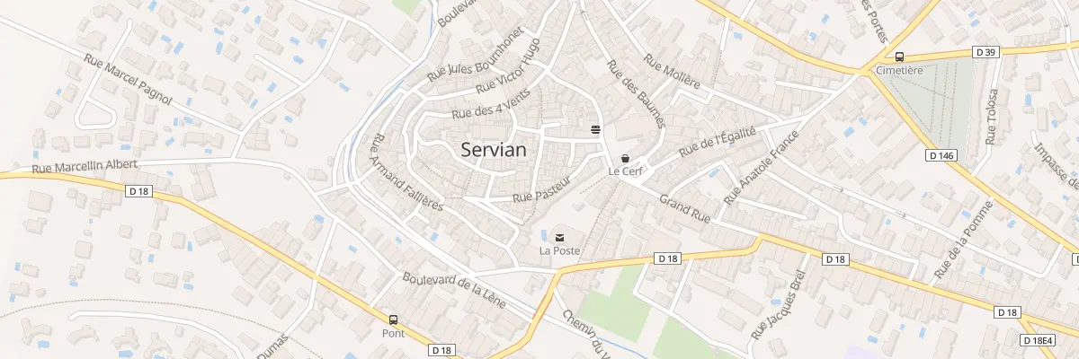 Plan du 2 Rue Charles Reboul à Servian