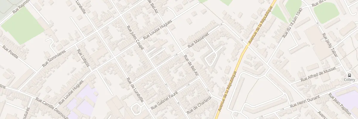 Plan du 32 Rue Massenet à Saint-Quentin
