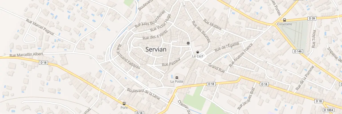 Plan du 4 Rue Charles Reboul à Servian