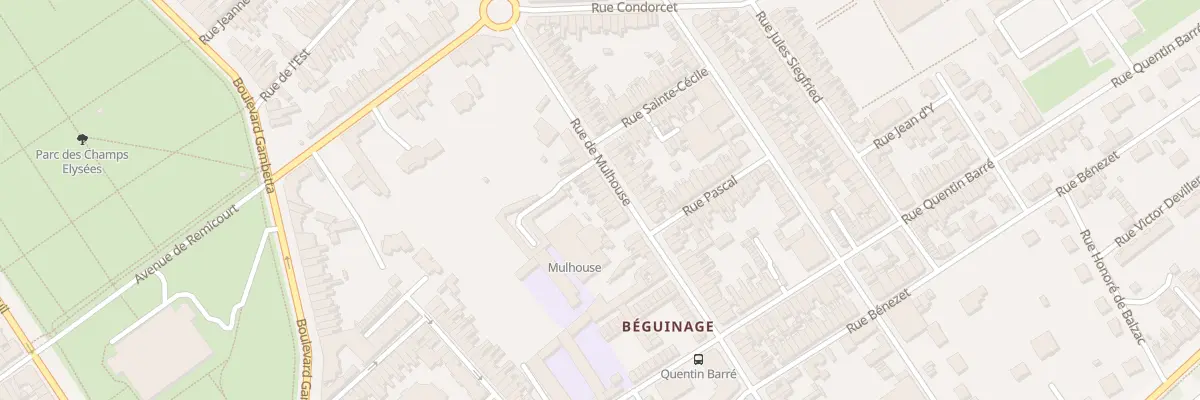 Plan du 108 Rue de Mulhouse à Saint-Quentin