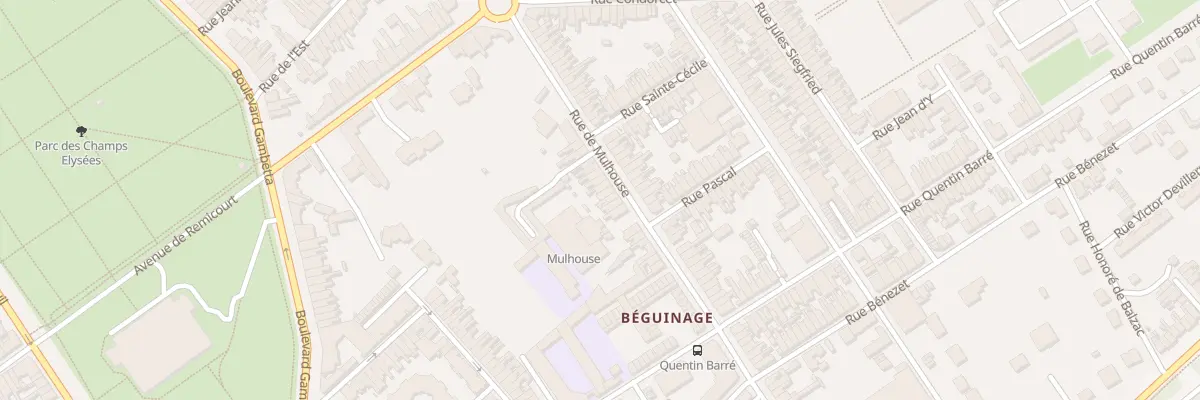 Plan du 110 Rue de Mulhouse à Saint-Quentin