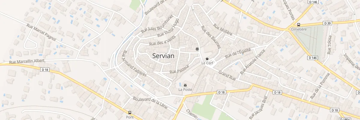 Plan du 8 Rue Charles Reboul à Servian