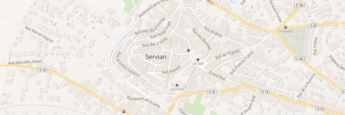 Plan du 12 Rue Charles Reboul à Servian