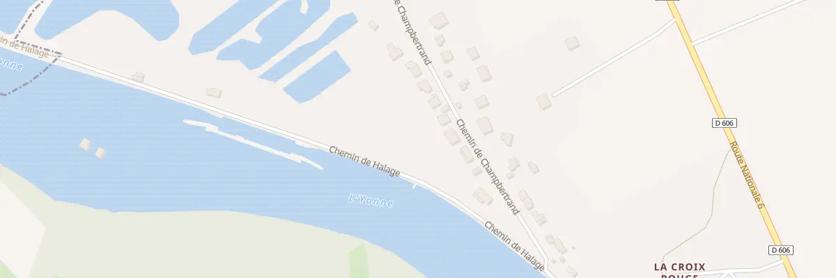 Plan du 3 Che de Champbertrand à Rosoy