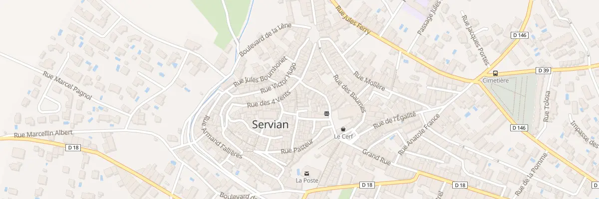 Plan du 28 Rue Charles Reboul à Servian