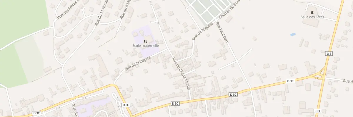 Plan du 20 Rue du Chene Martin à Saint-Julien-du-Sault