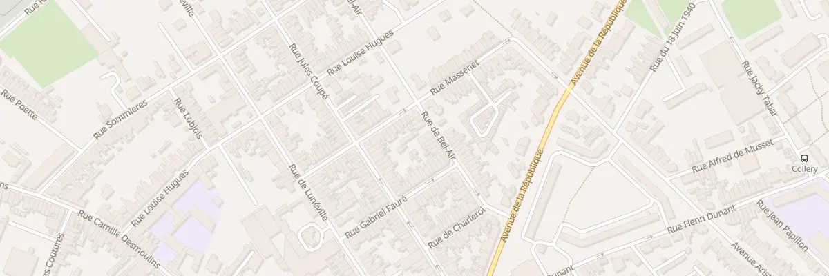 Plan du 33 Rue de Bel Air à Saint-Quentin