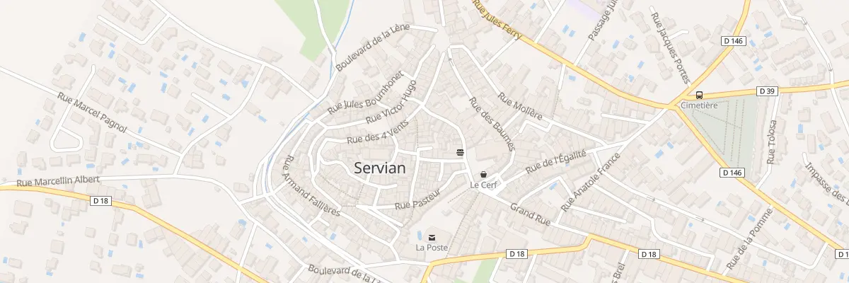 Plan du 22 Rue Charles Reboul à Servian