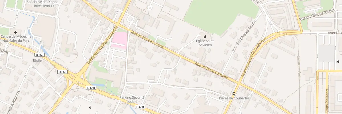 Plan du 148 Rue d’Alsace-lorraine à Sens