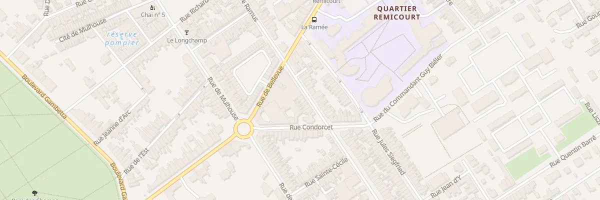 Plan du 28 Rue Pierre Ramus à Saint-Quentin