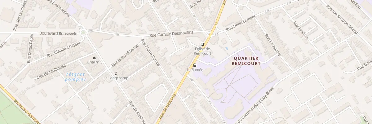 Plan du 9 Rue de Bellevue à Saint-Quentin