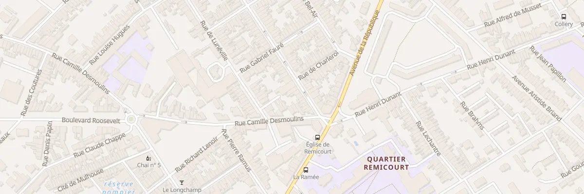 Plan du 15 Rue Jules Coupé à Saint-Quentin