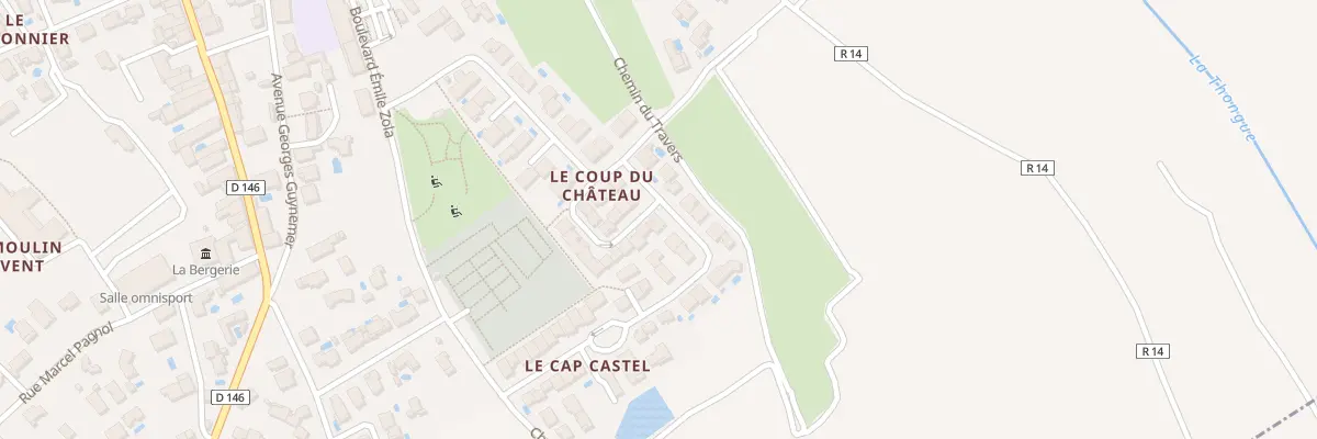 Plan du 25 Rue Etienne Jodelle à Abeilhan